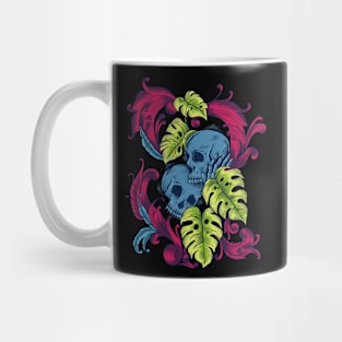 Romantic skull ornament Mug